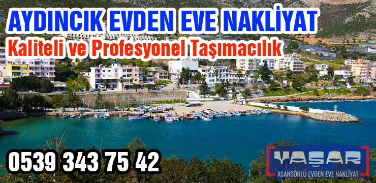 Aydıncık evden eve nakliyat ve taşıma